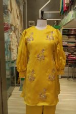 Sunshine Yellow Hand-Embroidered Kurta Set