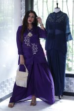 Royal Purple Embroidered Kurta Set – Custom Order - Image 3